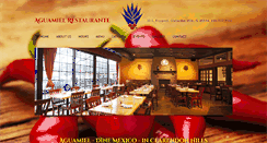 Desktop Screenshot of aguamielrestaurante.com